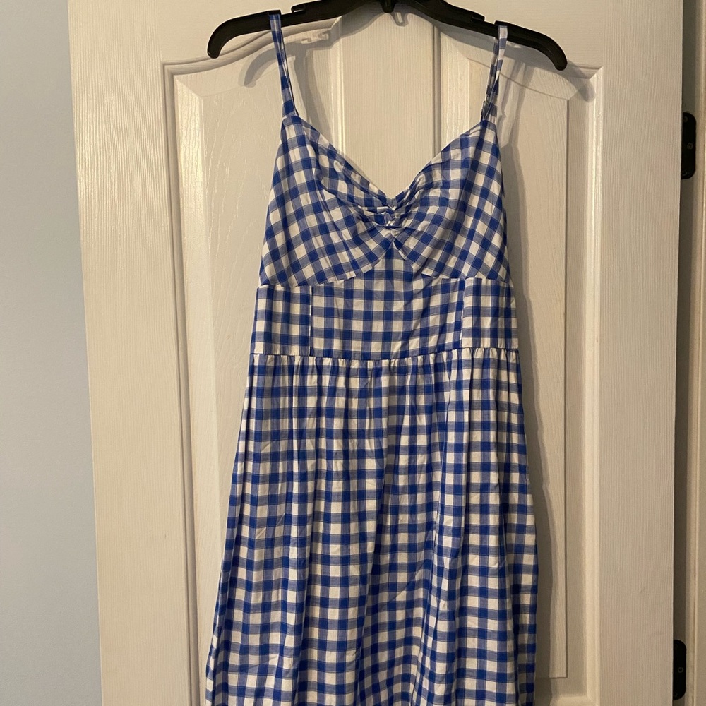 Old Navy Blue Gingham Dress